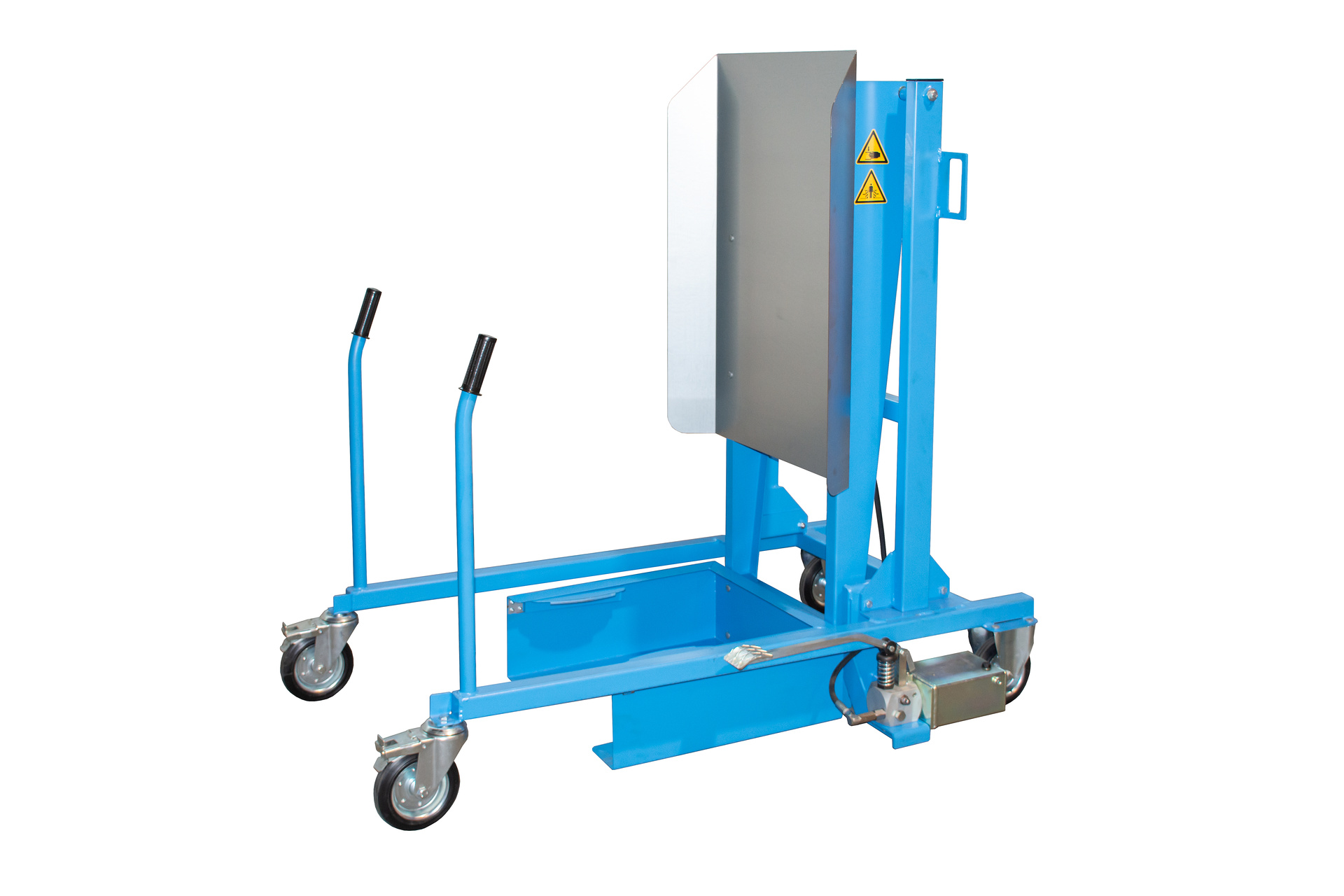 Mülltonnen-Kippstation Typ MKS-F RAL 5012 Lichtblau